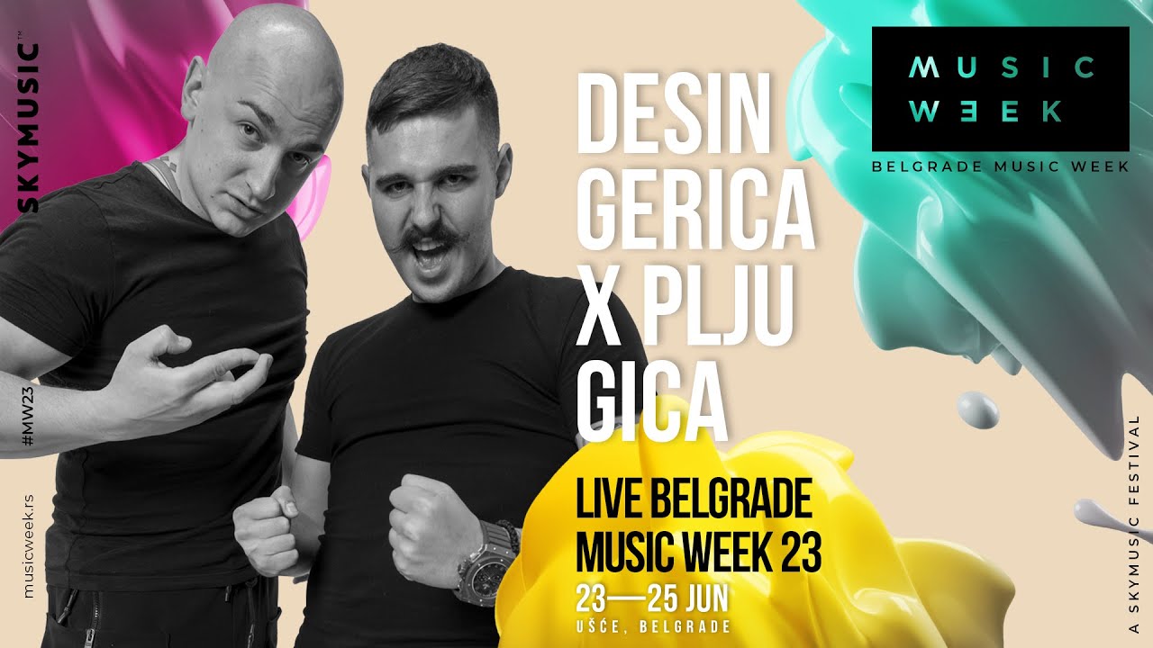 Desingerica x Pljugica - Praccka  (LIVE I Belgrade Music Week 23)
