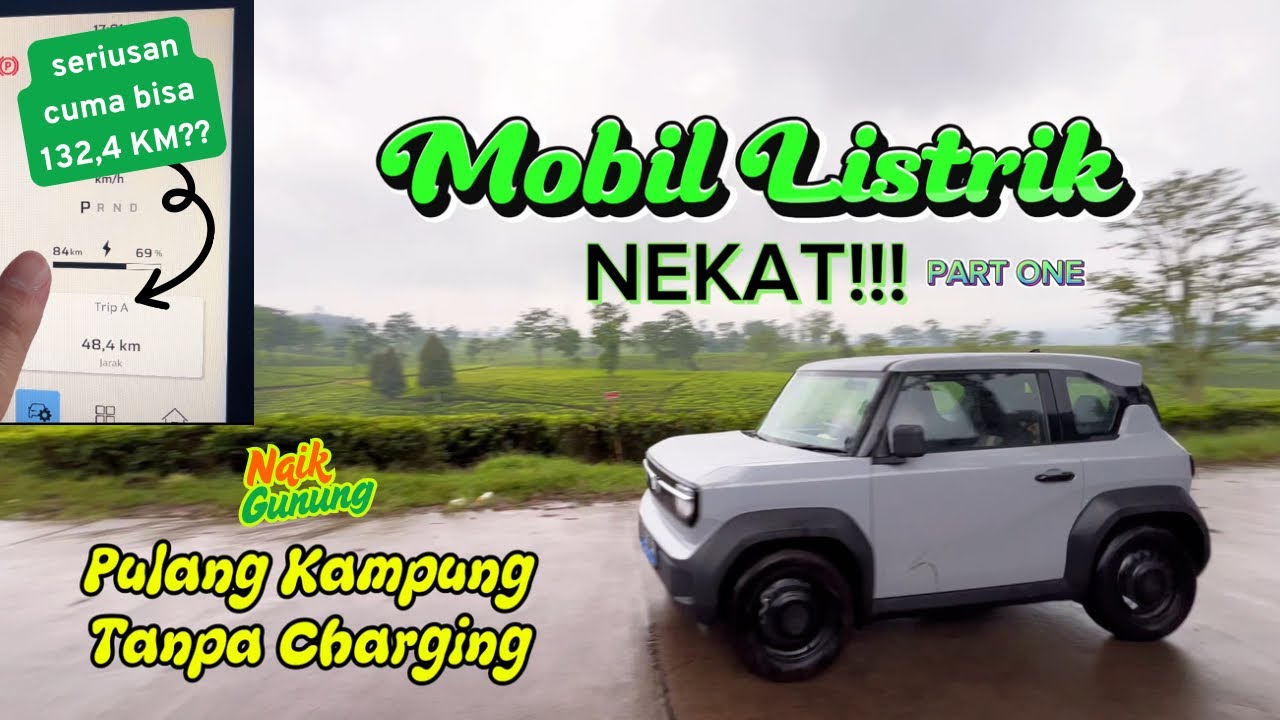VINFAST VF3 NAIK GUNUNG. Serius jarak tempuhnya cuma 132,4 KM?? (EPS.6, PART ONE)