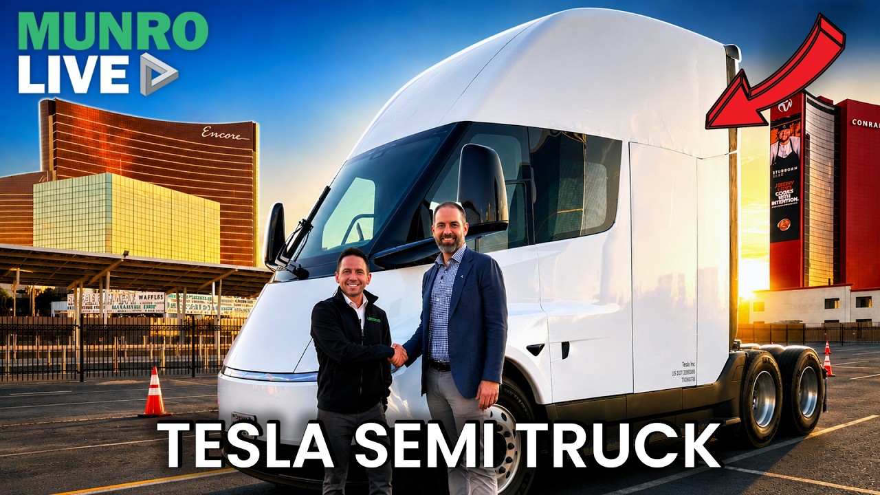 Обзор и обсуждение Tesla Semi на выставке ACT Expo с Дэном Пристли.