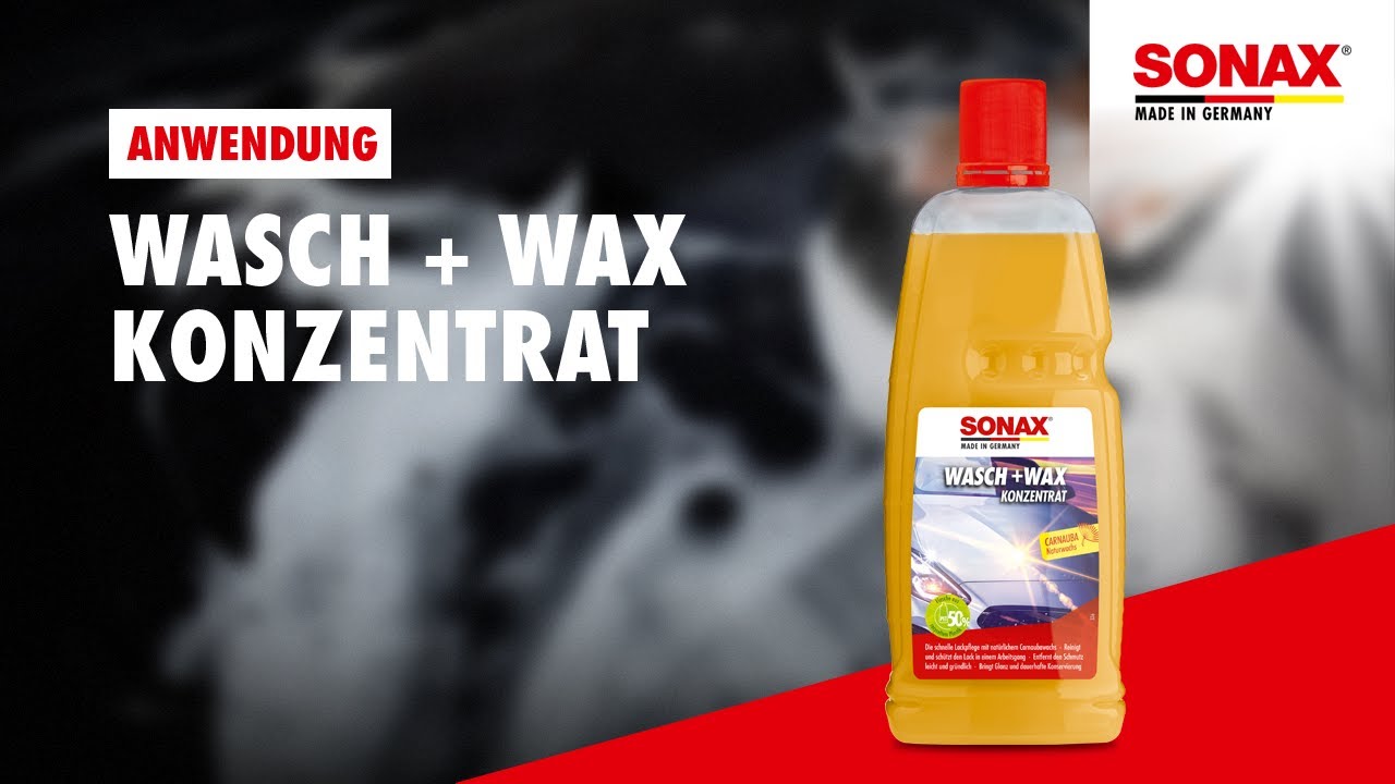 Anwendung SONAX Wash+Wax
