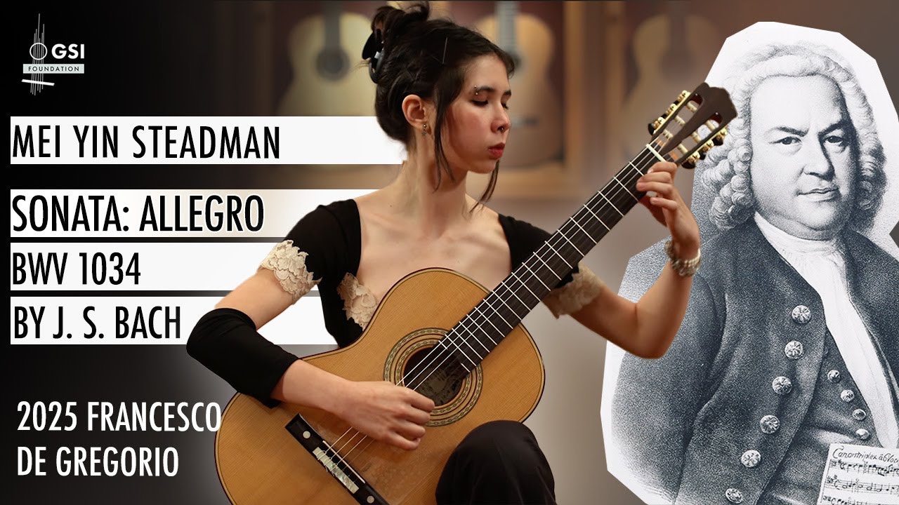J.S. Bach's "Sonata: IV. Allegro, BWV 1034" played by Mei Yin Steadman on 2025 Francesco de Gregorio