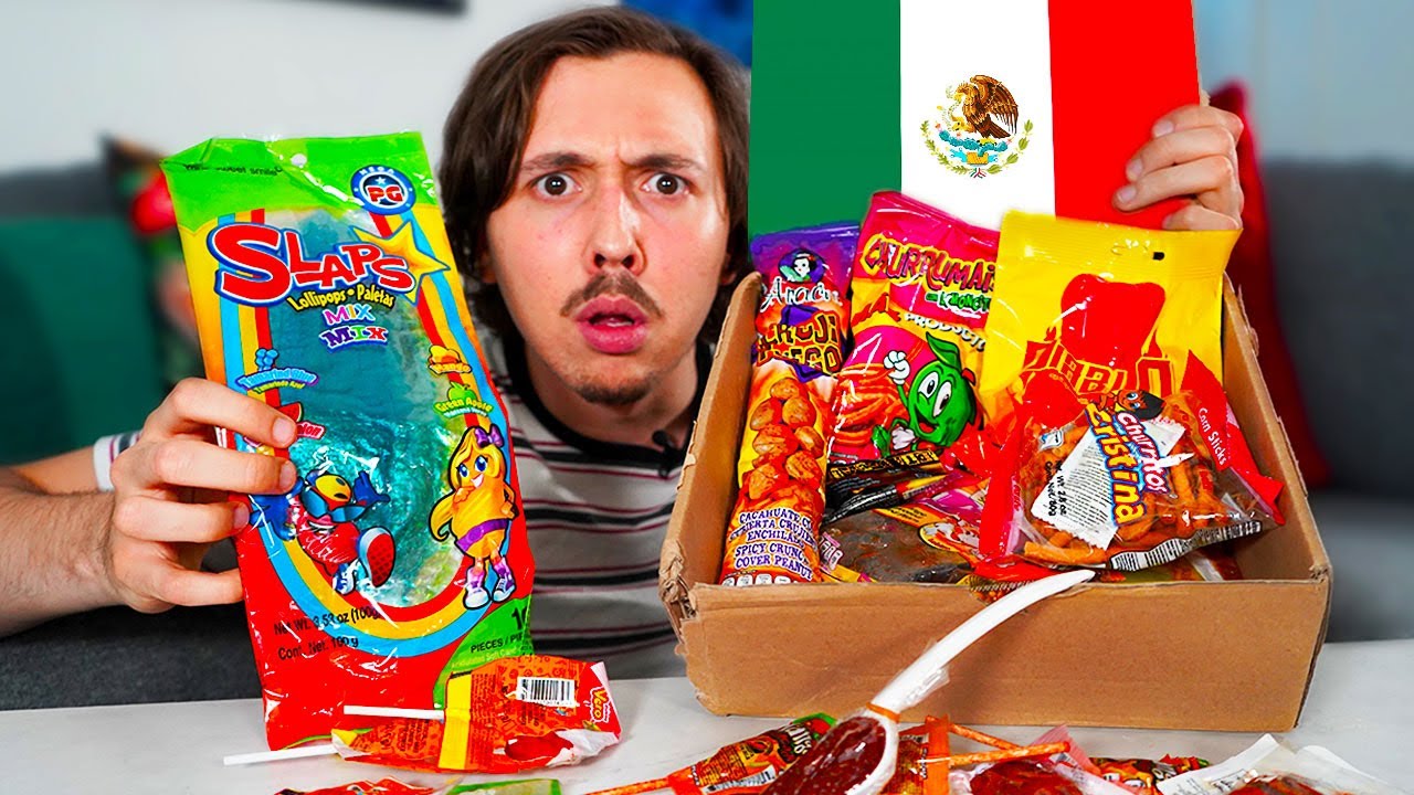 Je teste des snacks &eacute;tranges du Mexique