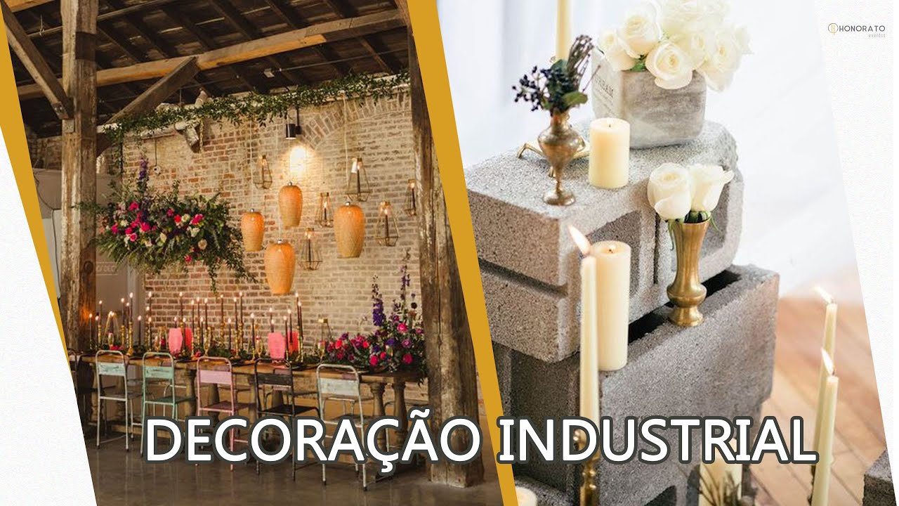 DECORAÇÃO DE  CASAMENTO INDUSTRIAL