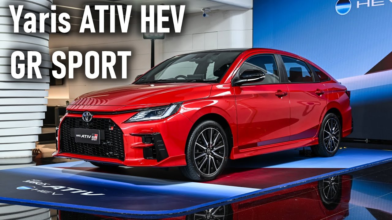 2025 Toyota Vios/Yaris ATIV HEV GR SPORT Design Highlights (EXTERIOR/INTERIOR/ENGINE)