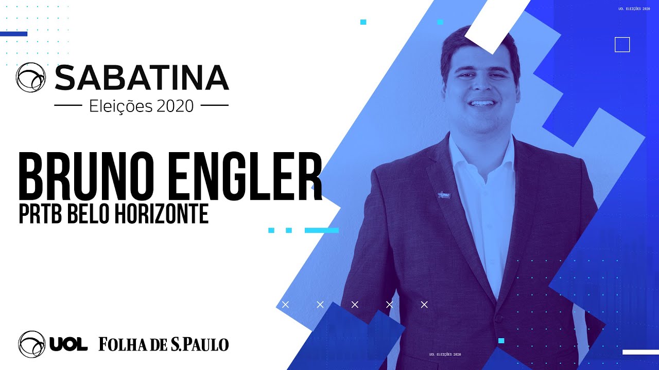 Eleições 2020: Bruno Engler, candidato do PRTB em Belo Horizonte, é sabatinado por UOL e Folha