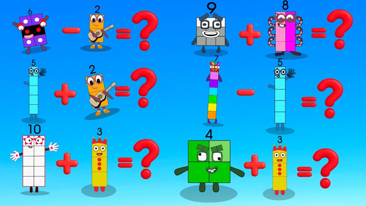Sprunki OC Numberblocks | Numberblocks Addition and Subtraction Challenge 