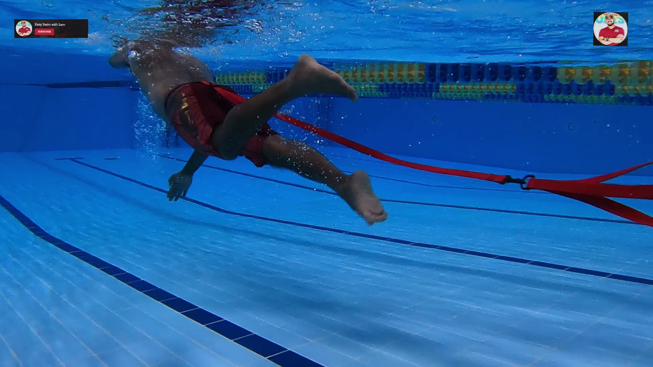 Swim with Parachute //Train with Resistance to Build Strength, Power & Endurance
