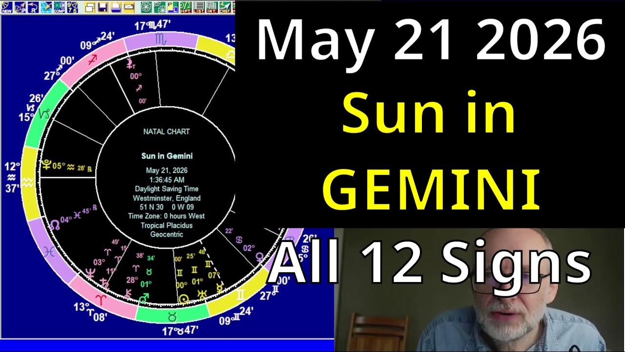 Thur May 21 2026: Astrology, All 12 Signs, Sun in Gemini