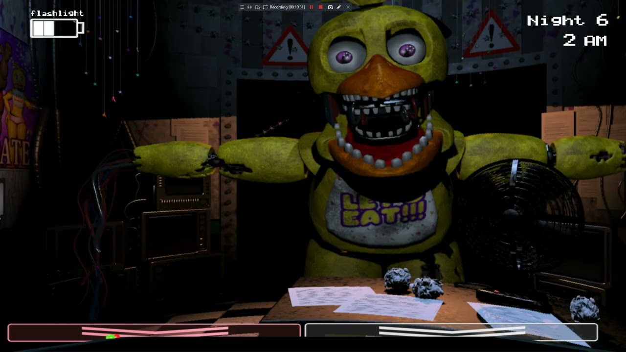Fnaf 2 Night 5 and 6 Gameplay