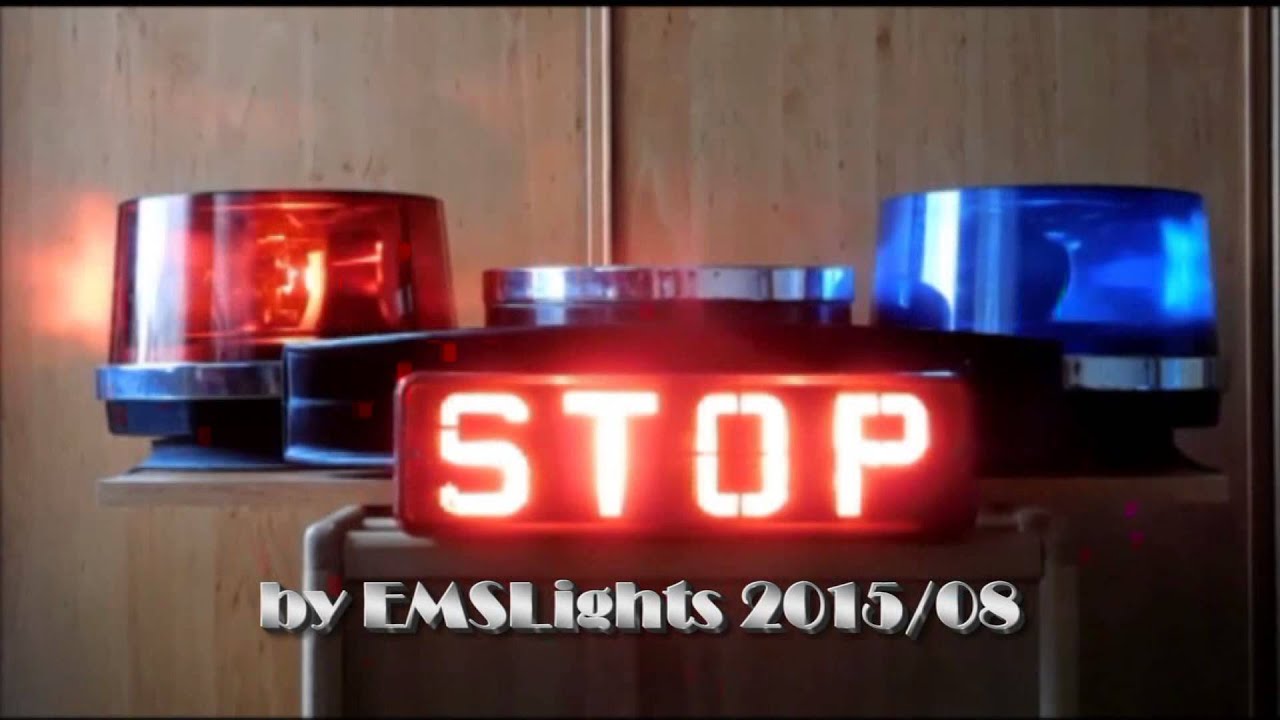 Police Escort Car Lighting TESLA