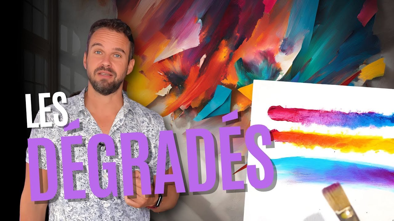 D&Eacute;GRAD&Eacute;S en peinture acrylique (Th&eacute;orie & pratique)