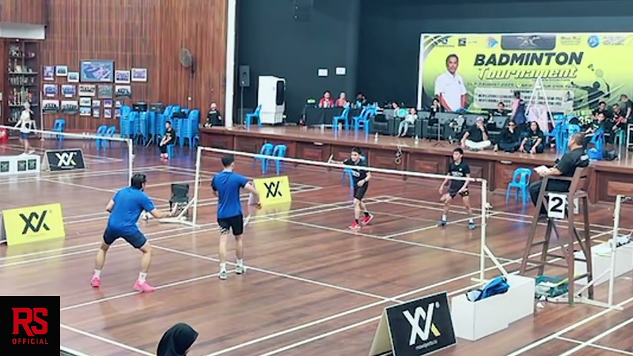 Tournament Badminton AL hadee | Semifinal | Semi Pro | twu Sabah | Malaysia !!