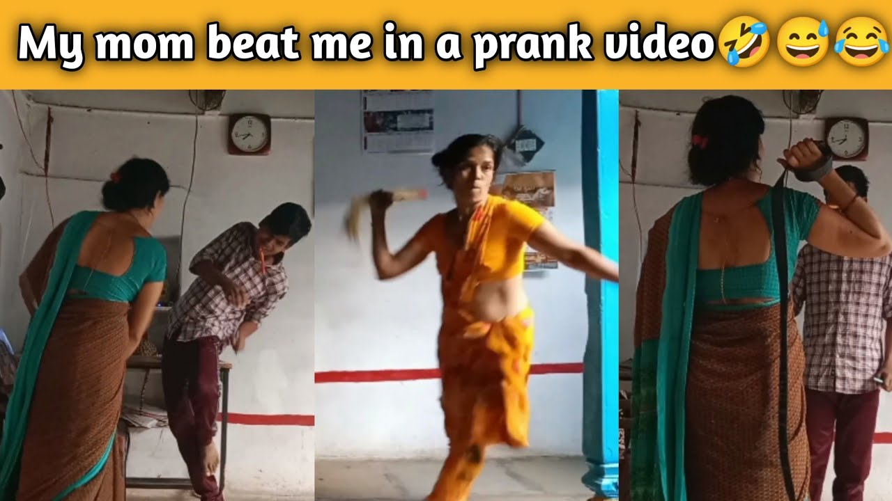 my mother beating me in prank 😂🤣😅 | crazy Arjun xyz