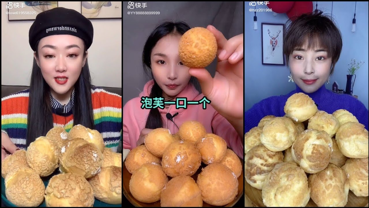 ASMR DESSERT, CREAM PUFFS ASMR , ക്രീം പഫ്സ് asmr, 크림 퍼프 asmr, krim puff asmr, mukbang dessert tv