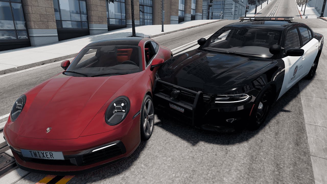 American Police Chases #2 - BeamNG drive | Sevenshift