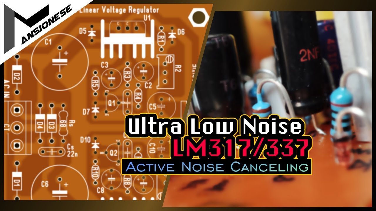Power Supply Ultra Low Noise LM317 LM337 (Prototype-1)