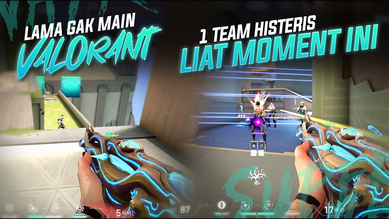 1 TEAM HISTERIS LIAT MOMENT INII !! LAMA GAK MAIN MASIH BISA LAKUIN INI !! #valorant