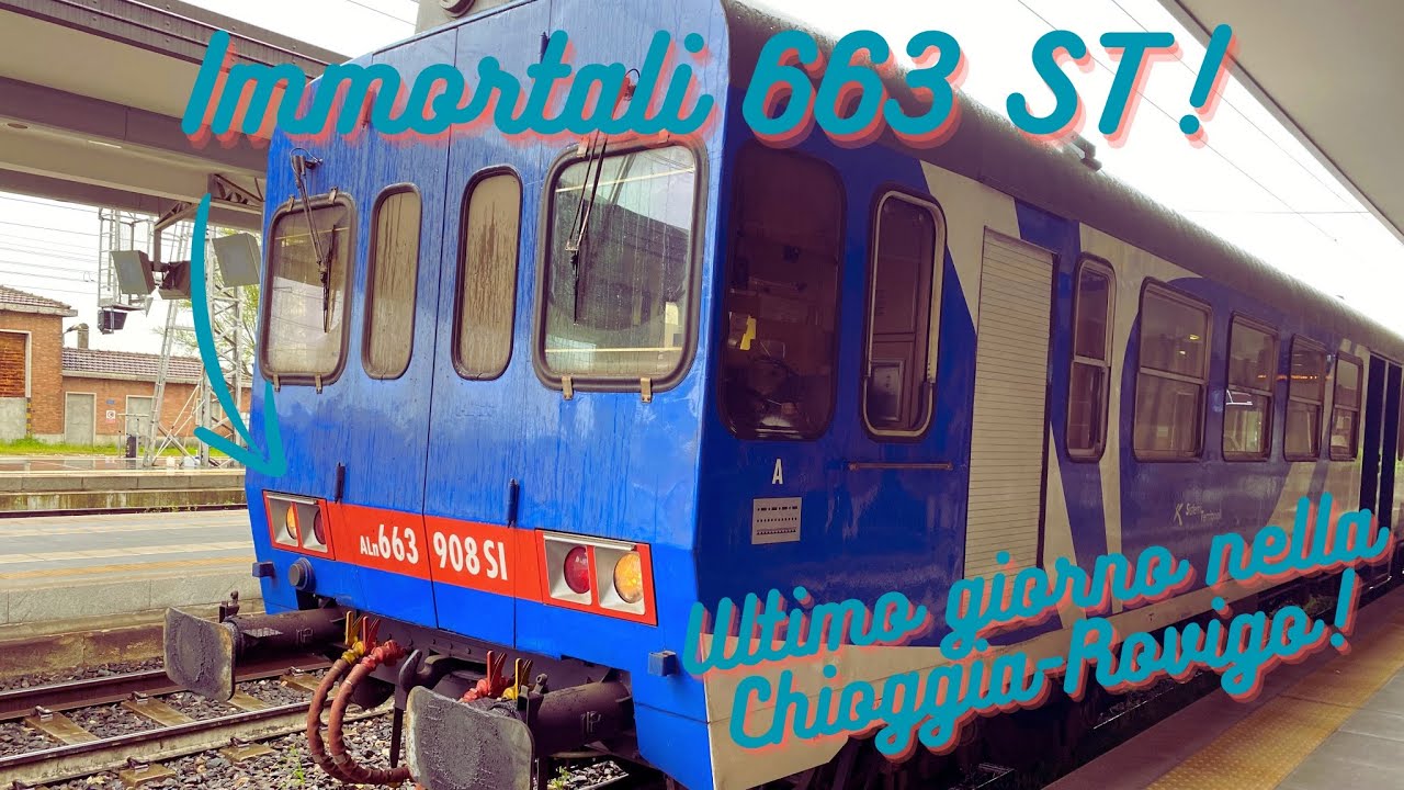 VIAGGIO SULLE ALN 663 DI 2A SERIE - ULTIMO GIORNO DELLA CHIOGGIA/ROVIGO OPERATO DA ST!