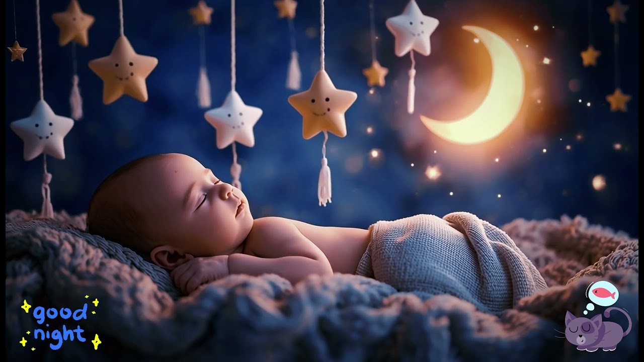 Mozart & Brahms Lullabies 💤 Deep Baby Sleep Music | Fall Asleep in 3 Minutes