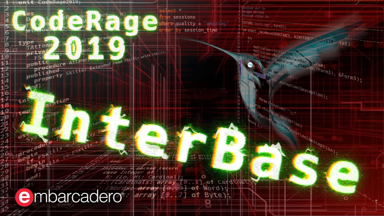CodeRage 2019 InterBase Live with Jim, Mary, and Sriram