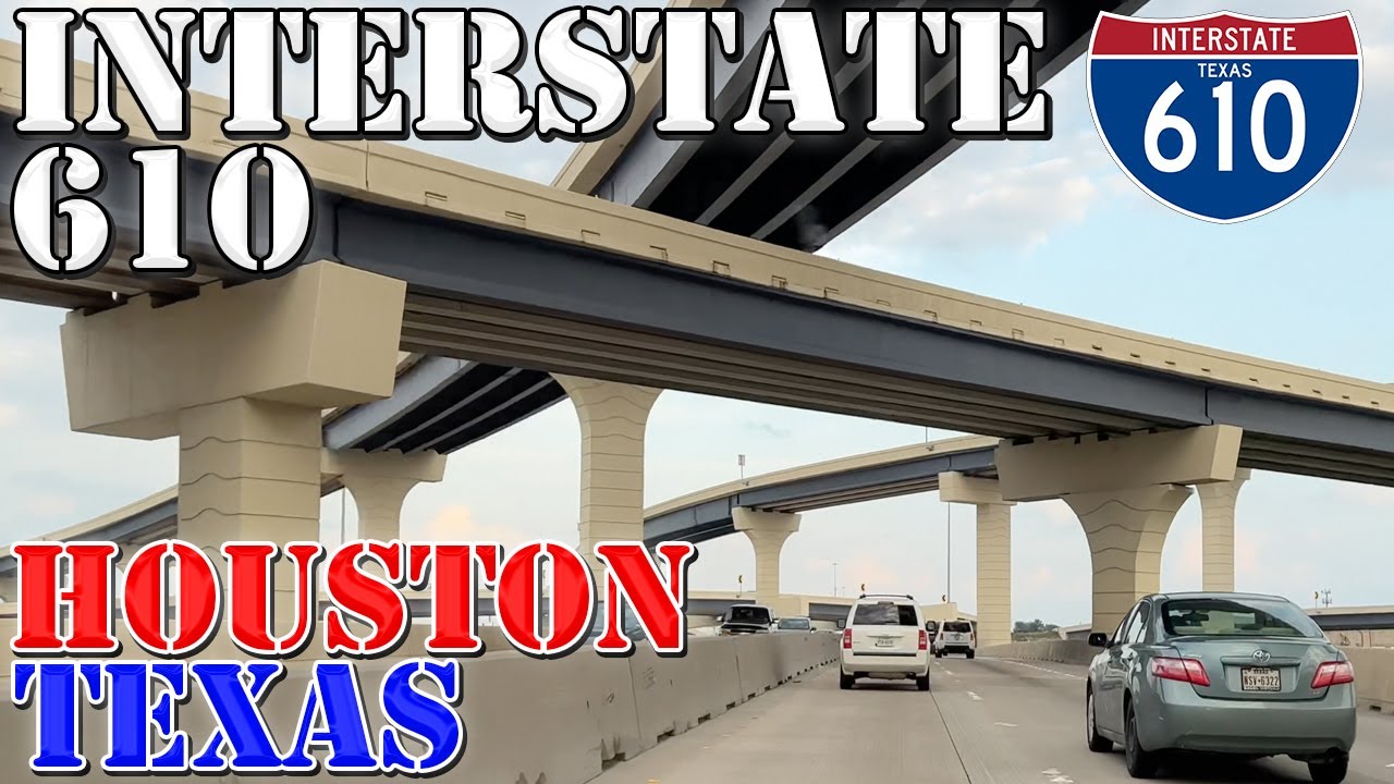 I-610 Outer - FULL Loop ALL Exits - Houston - Texas - 4K Highway Drive