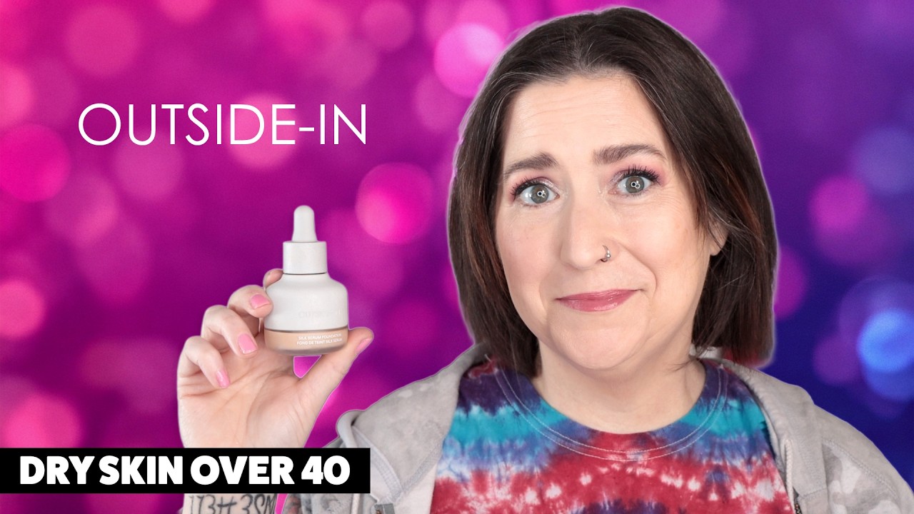 OUTSIDE IN SILK SERUM FOUNDATION | Dry Skin Review & Wear Test