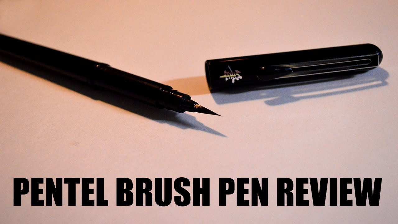 Pentel Brush Pen Review & How to use Brush Pen