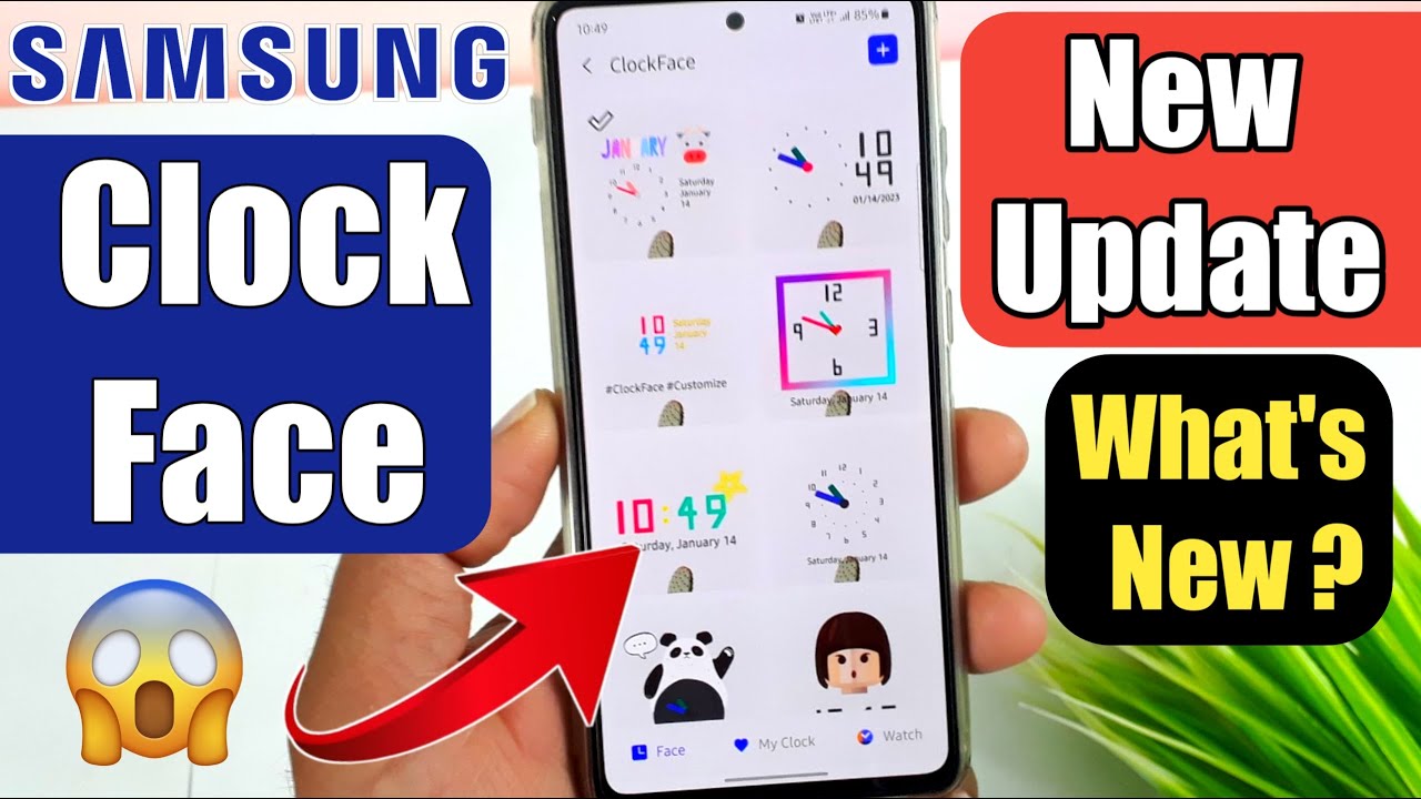 Samsung Clock Face New Update For Samsung Galaxy Devices 🤩