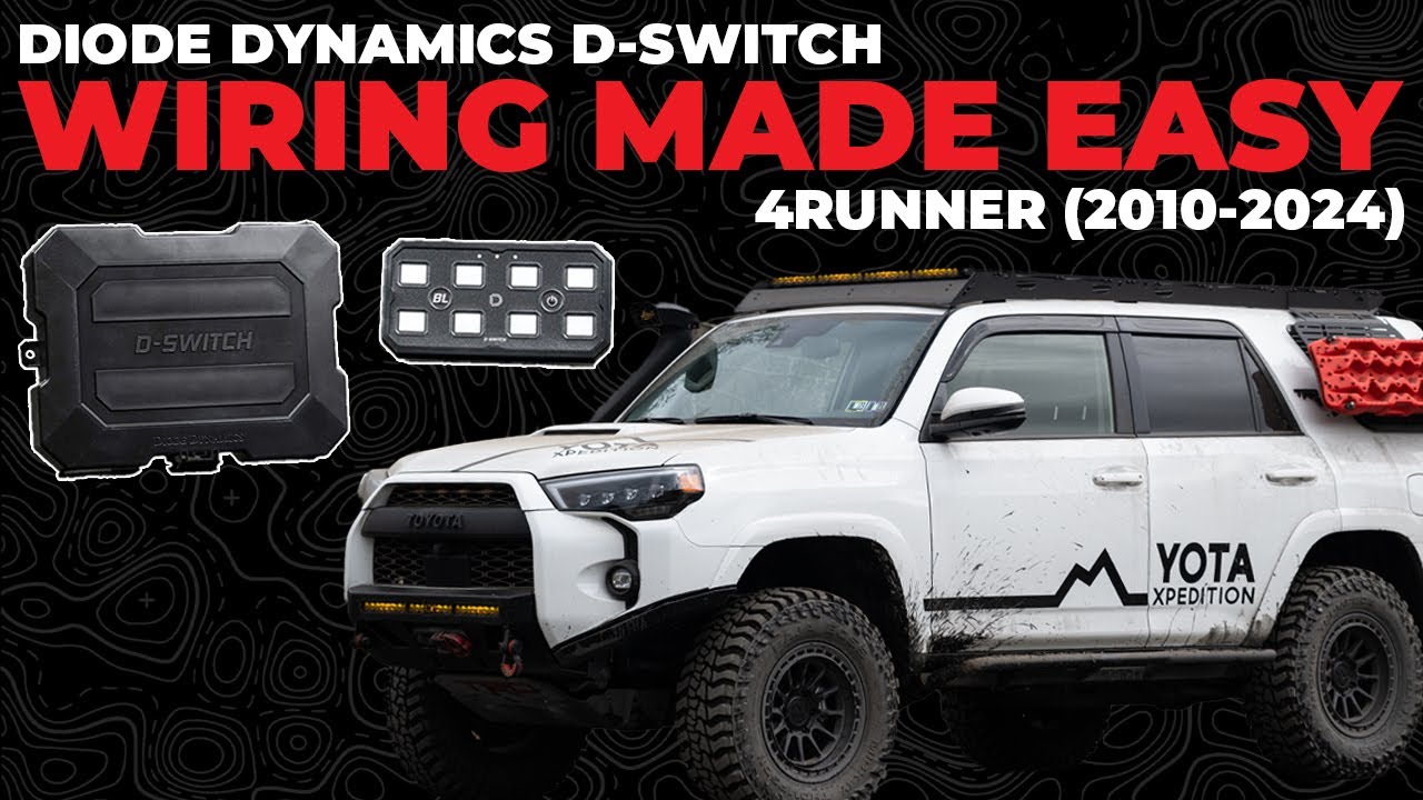 Diode D-Switch And Bracket Full Install | Ultimate Switch Panel Setup for Your 4Runner!