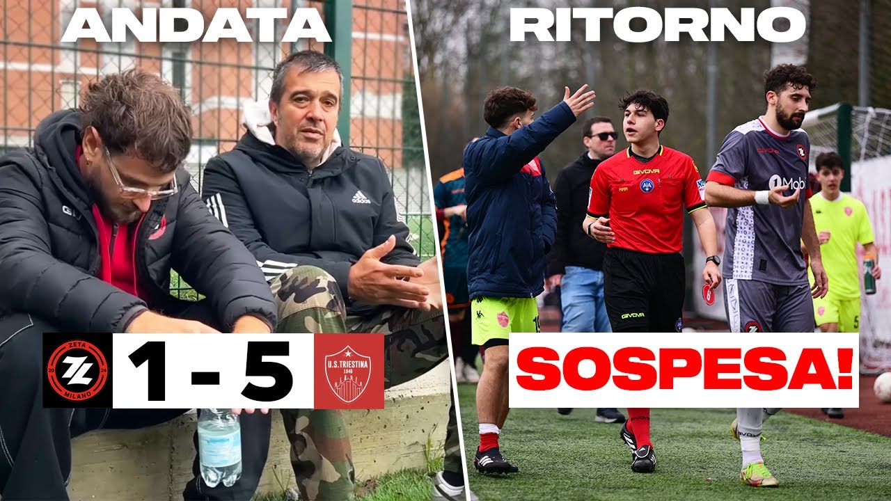❌⚽️ All’ANDATA ci HANNO BATTUTO 5-1 , ma ORA! PARTITA SOSPESA