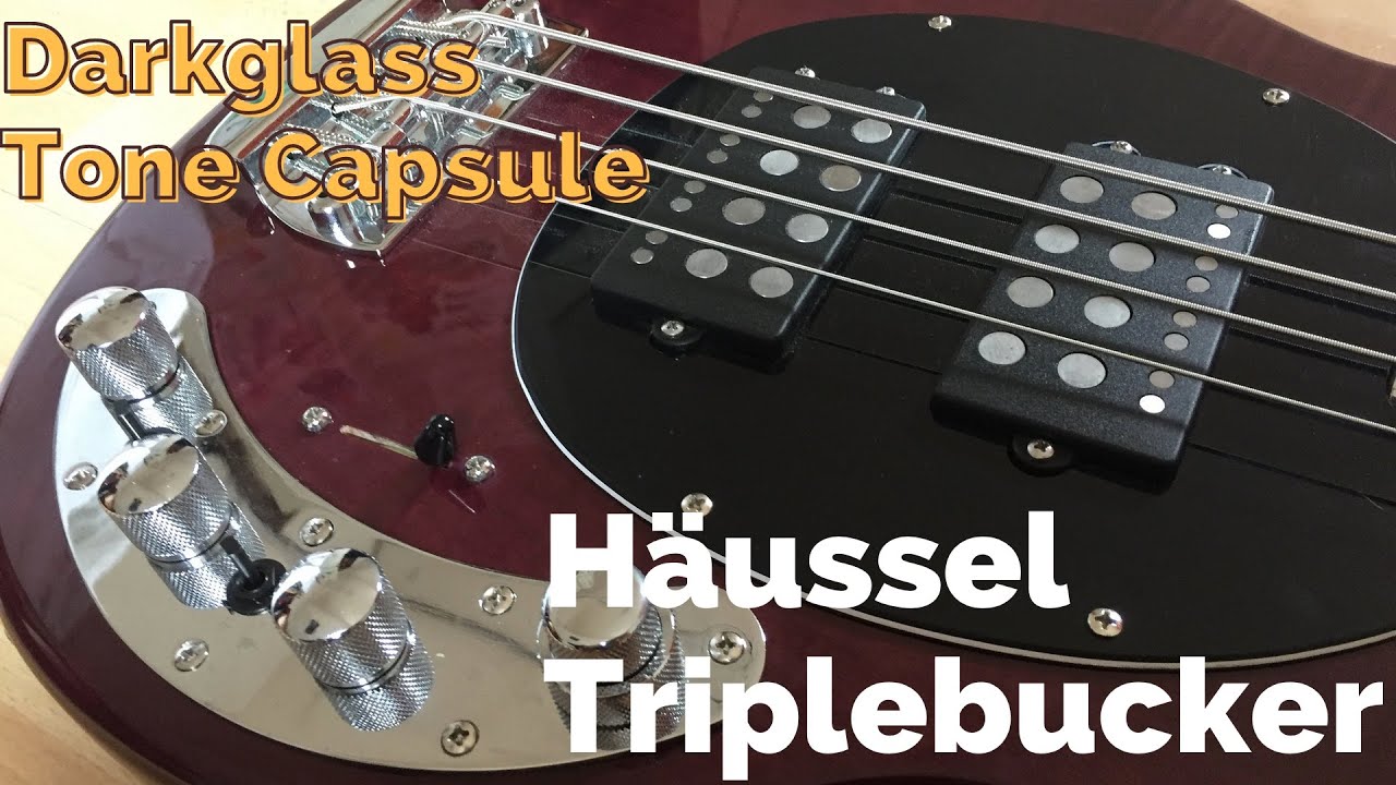 Häussel Triplebucker Pickups & Darkglass Tone Capsule Preamp Soundcheck (No comments)