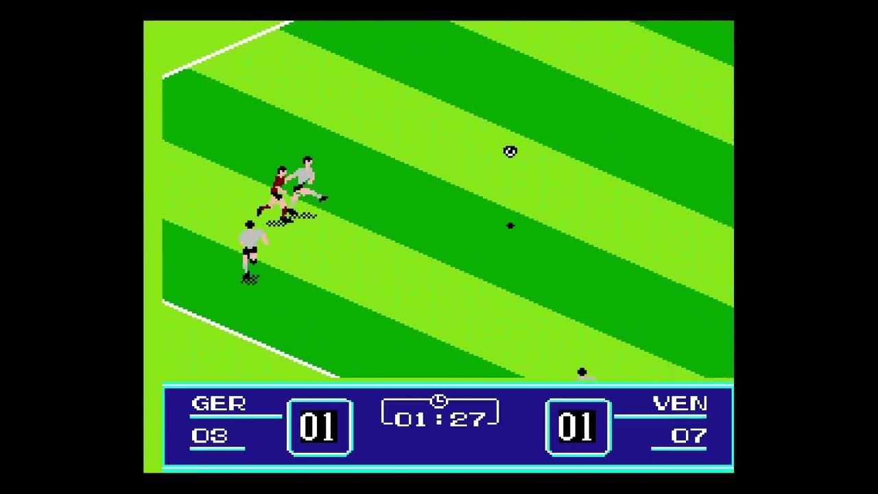 | NES - Goal! Two | Gameplay de partidas amistosas