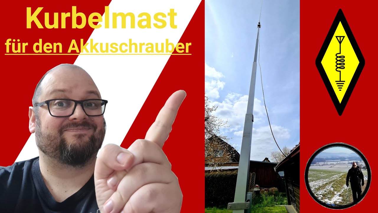 Teleskopmast Mastbau Frick Flammex pull Amateurfunk CB Funk #amateurfunk #cbfunk #hamradio