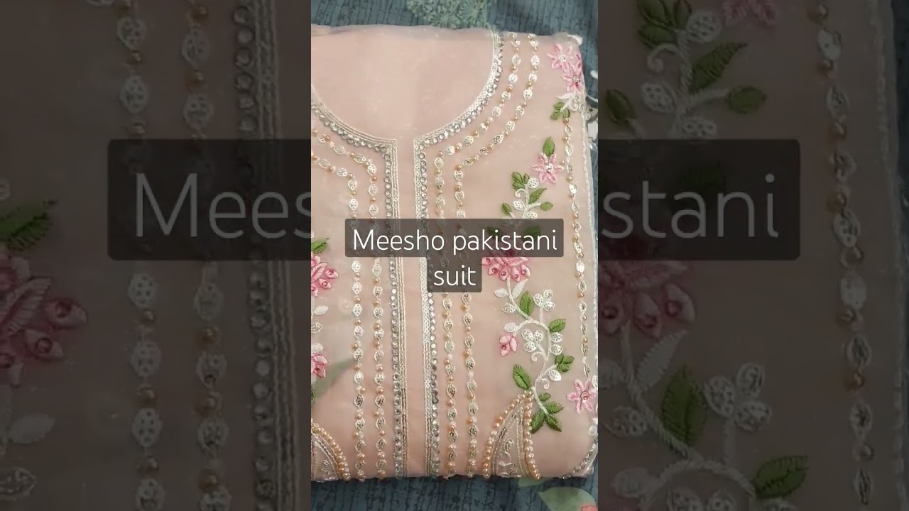 Meesho pakistani suit haul || link in comment box || subscribe for more review video