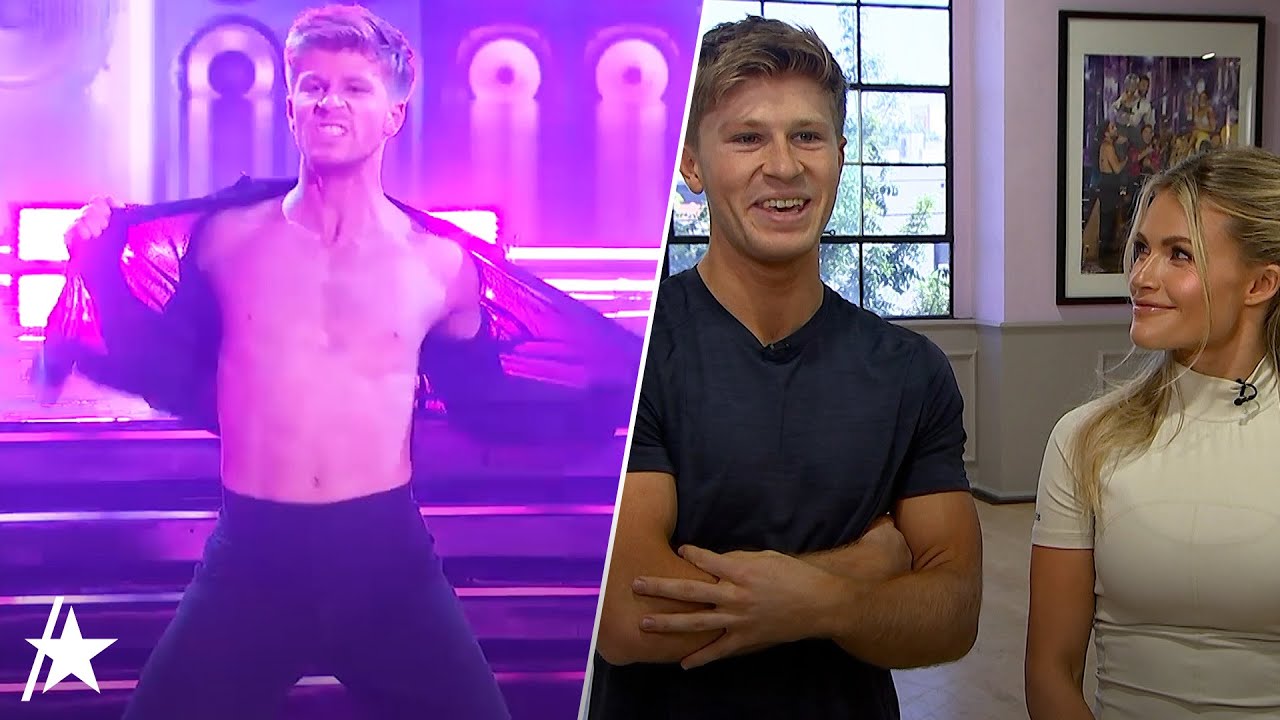Роберт Ирвин реагирует на этот потрясающий танец сальсы «DWTS» (ЭКСКЛЮЗИВ)