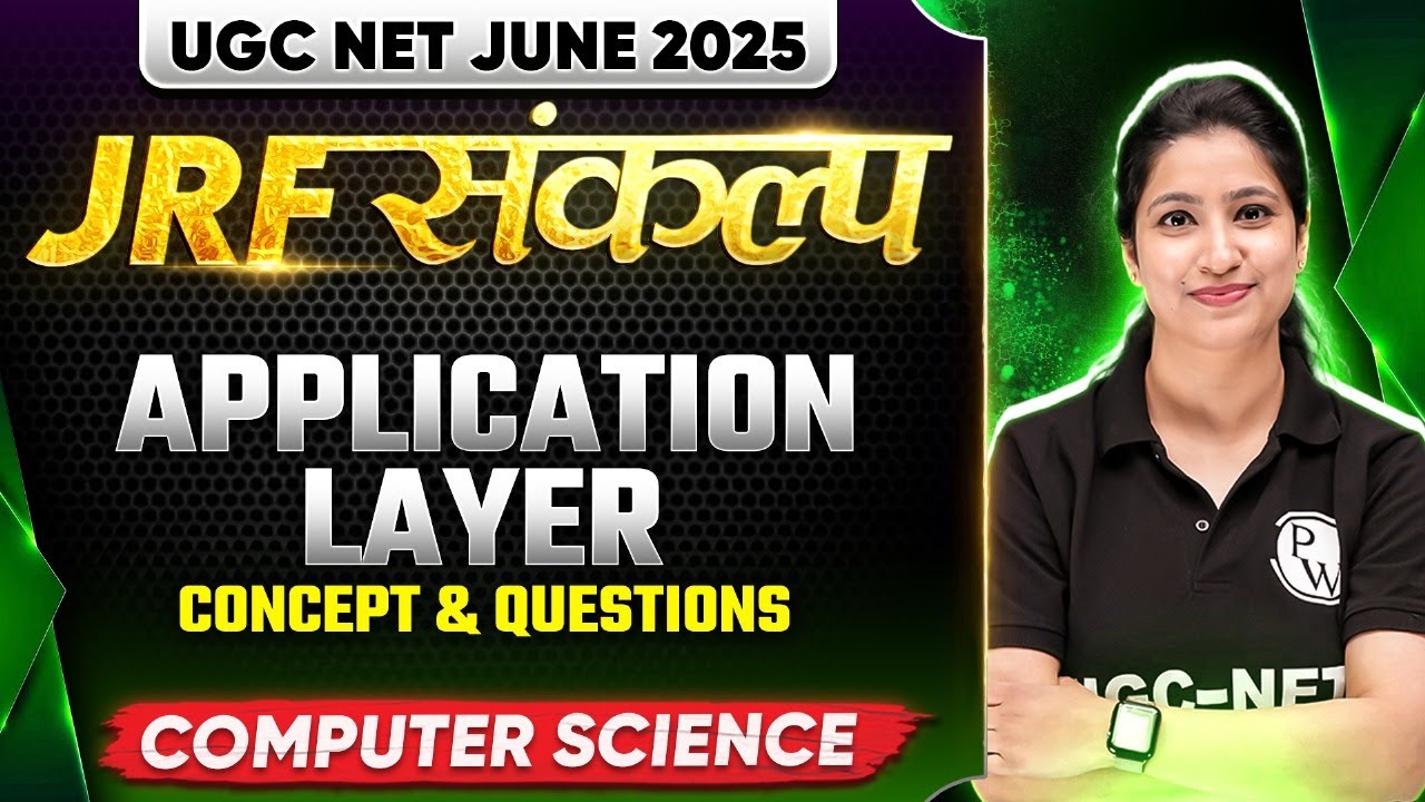 UGC NET June 2025 Computer Science | Application layer | Puneet Ma'am