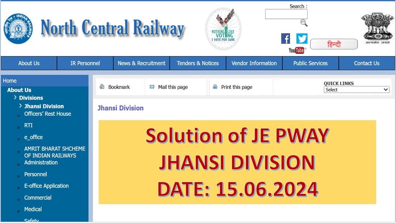 Solution of JHANSI JE PWAY 2024 | 15.06.2024 | Er Trivendra Kumar