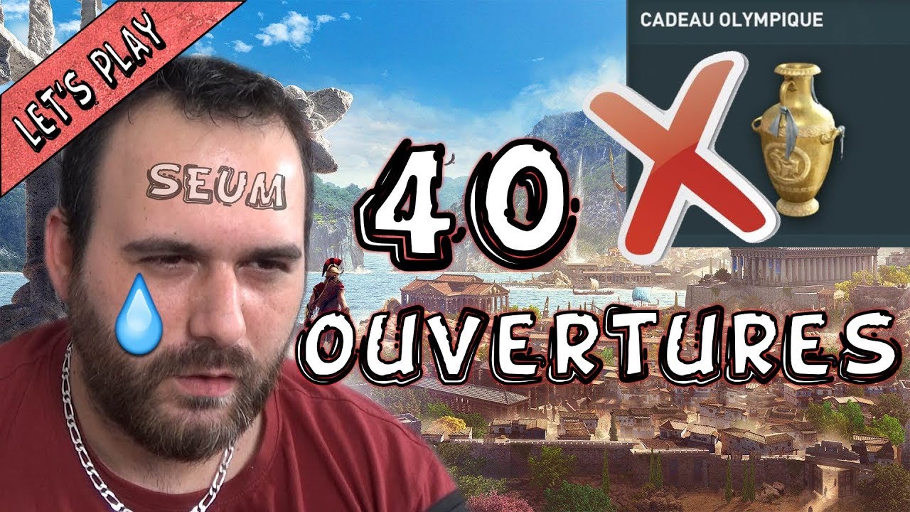 OUVERTURES DE 40 CADEAUX OLYMPIQUE / 800 ORICHALQUES ( ASSASSIN'S CREED ODYSSEY )