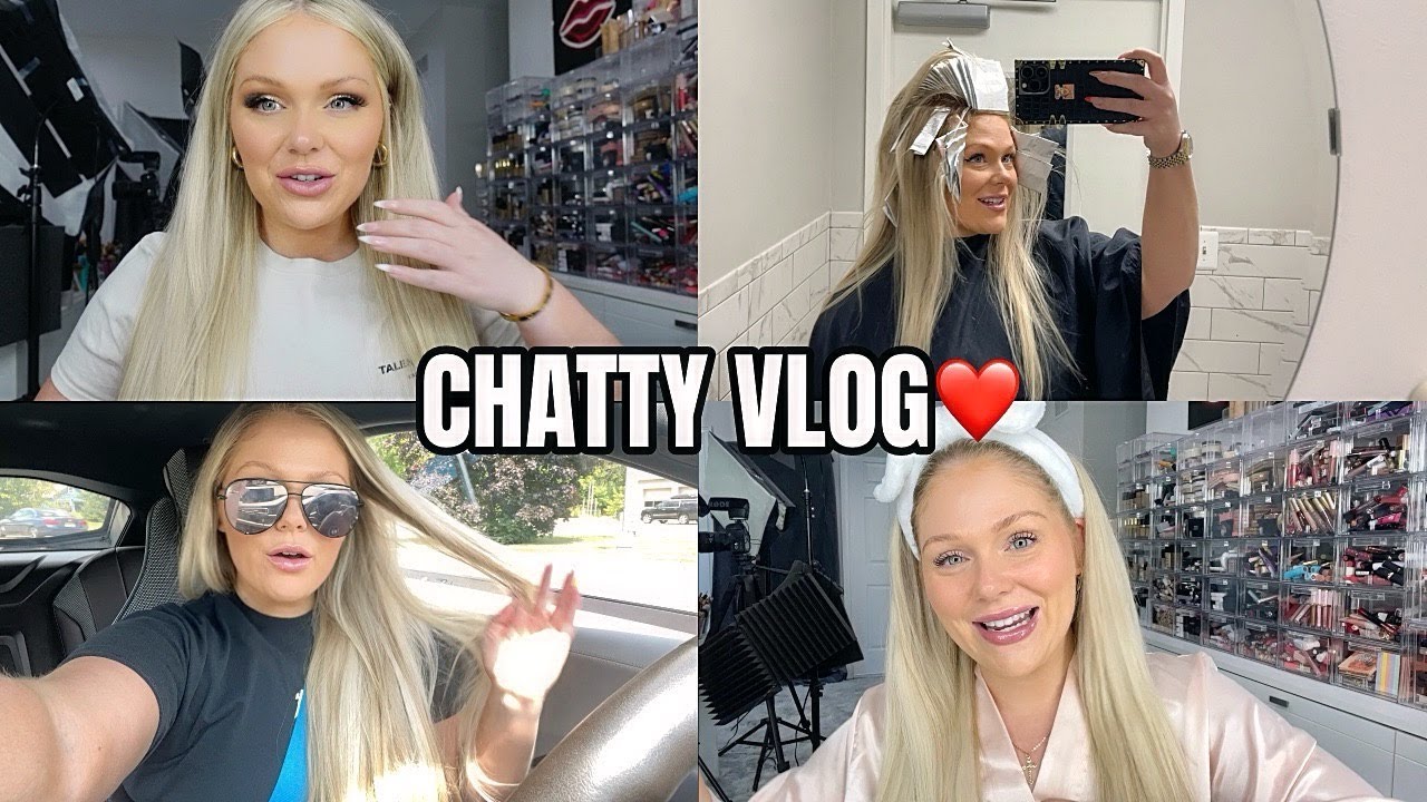 CHATTY VLOG | Get Ready With Me, Summer Clothing Try On Haul, Changing My Hair + more!  KELLY STRACK