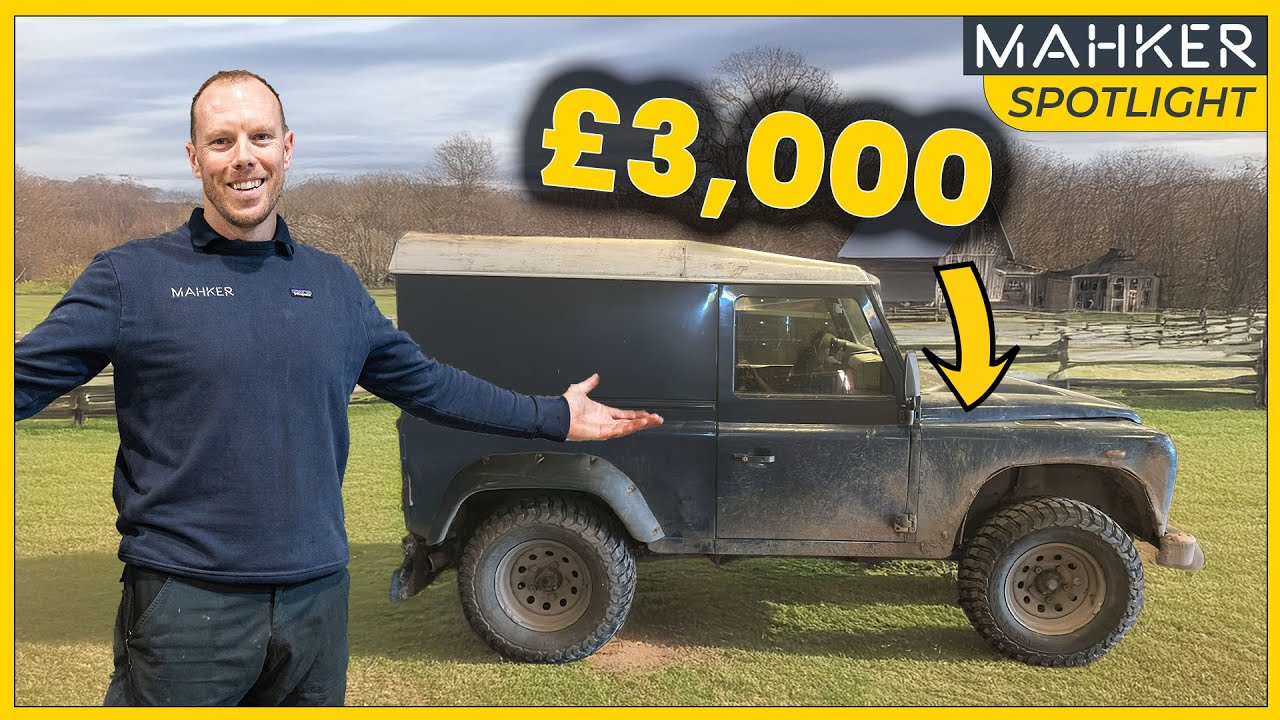 I Bought the CHEAPEST Defender 90 in the UK – BMW M57 Swapping my new Farm Truck || Mahker 4x4