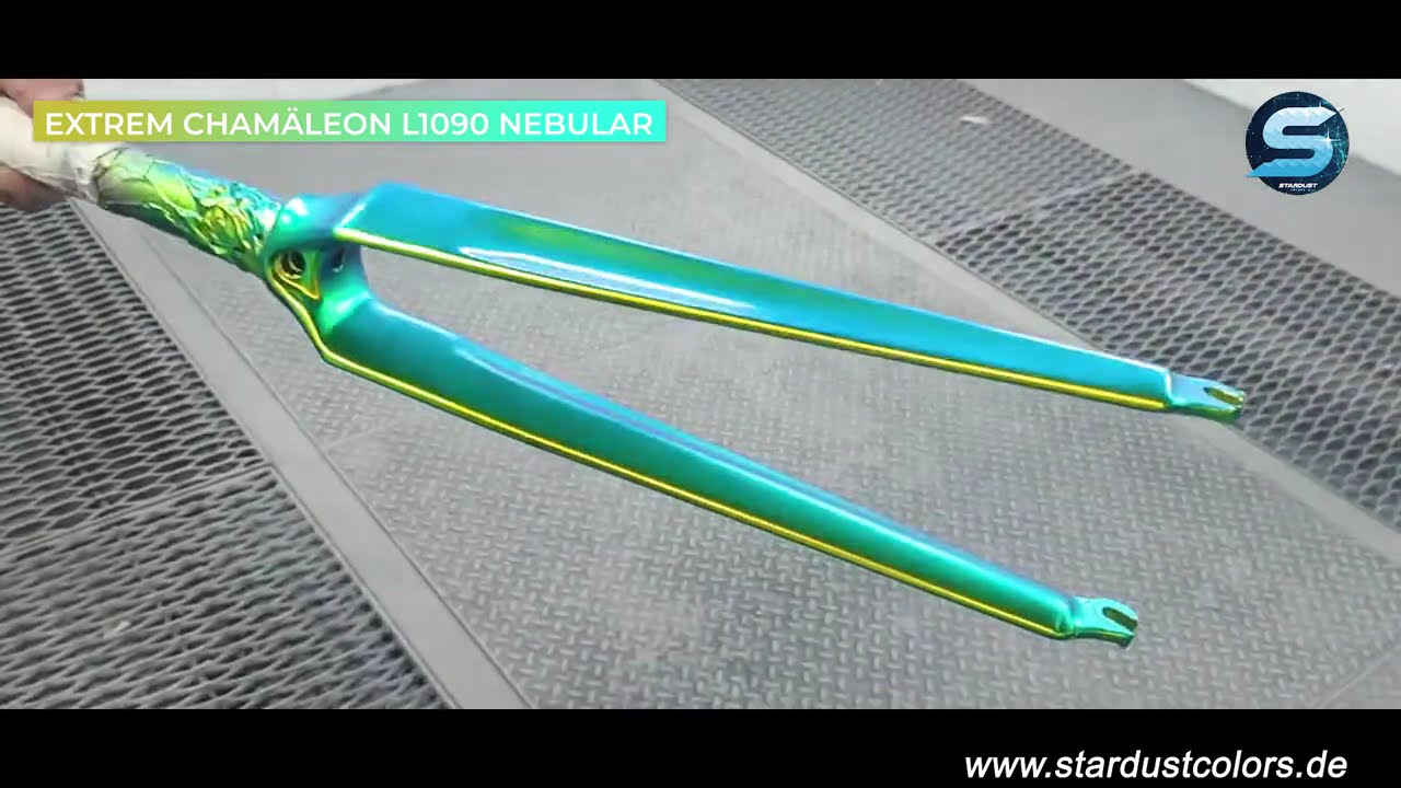 Chamäleon Lack NEBULAR L1090 von STARDUST | Fahrradfarbe mit spektakulärem Effekt