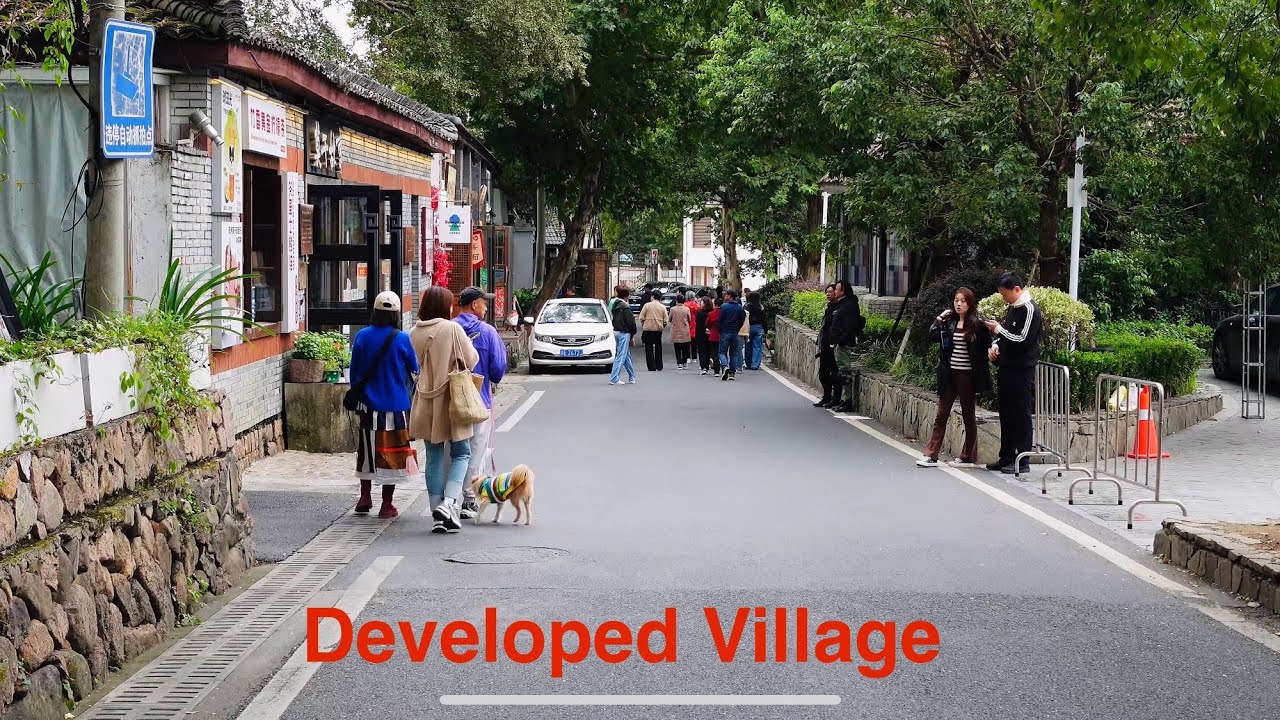 The Most Developed Village in China: Clean, Vibrant, and Thriving ｜ Walk 4K