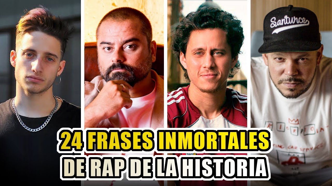 24 FRASES INMORTALES DE RAP DE LA HISTORIA (PARA MÍ)