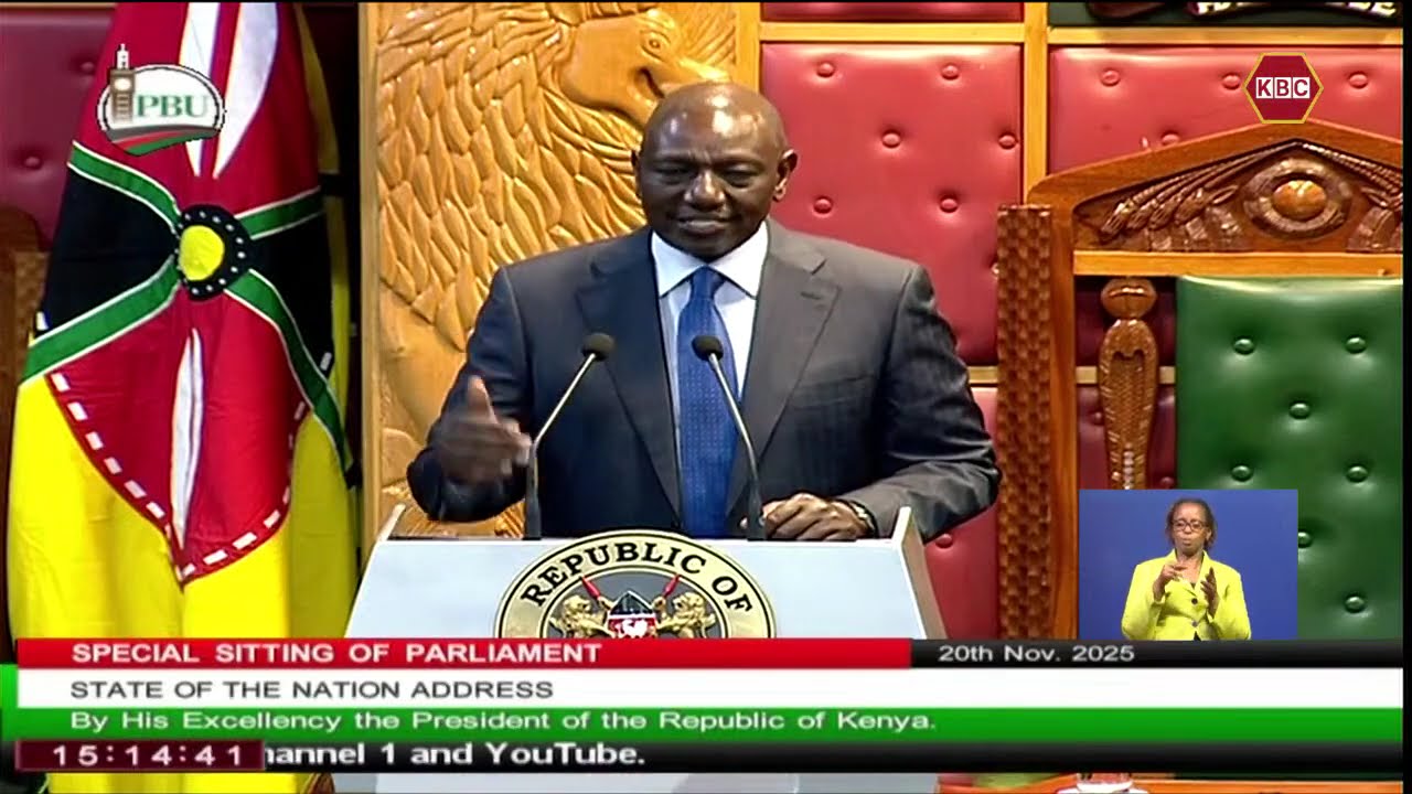 President Ruto's Full Speech During the 2025 State of the Nation Address