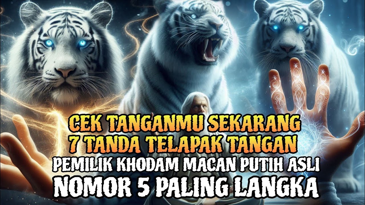 CEK GARIS TANGANMU SEKARANG❗7 Garis Ini Konon Tanda Dijaga Raja Macan Putih