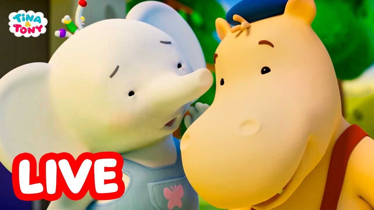 🔴 EN DIRECT ! Nous jouons avec Tina et Tony | Dessins animés amusants pour les enfants