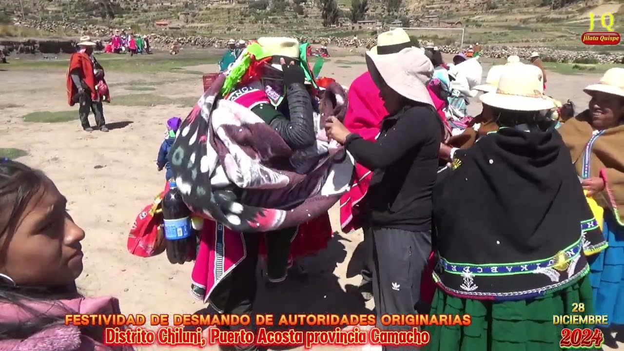 PARTE 4 Festividad de Autoridades Salientes, Rio Chiluni - Puerto Acosta provincia Camacho.