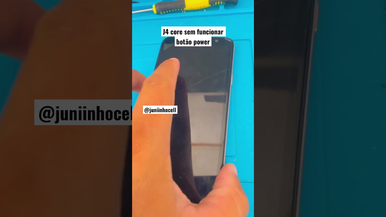 J4 core sem funcionar bot&atilde;o power