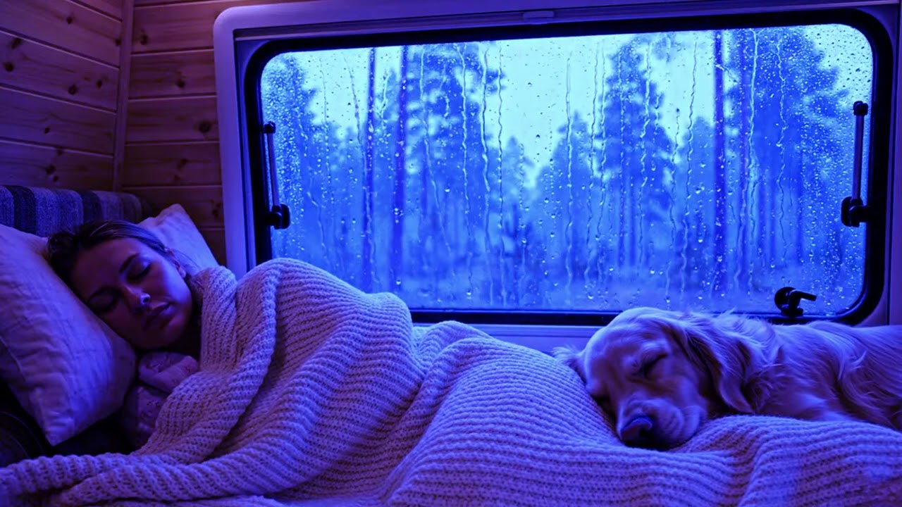 Heavy Rain Sounds for Stress Relief and Peaceful Sleep