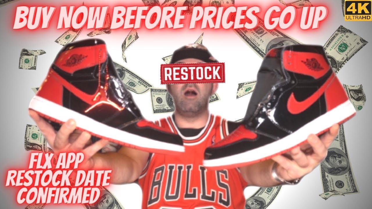 Jordan 1 Patent Bred Goat App Unboxing & FLX Restock Confirmed